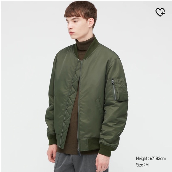 UNIQLO | MA-1 BLOUSON CLASSIC BOMBER ZIP JACKET UNISEX GENDERLESS - Picture 7 of 12